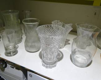 These are glass vases