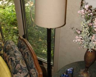 Tall floor lamp with all the details and all the trim
