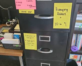 Filing Cabinet $100