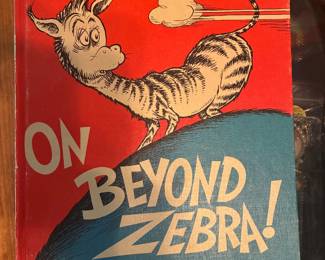 1955 banned On Beyond Zebra by Dr. Suess