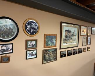 Steam engine decor 