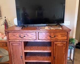 Legends Furniture Oak Entertainment Center