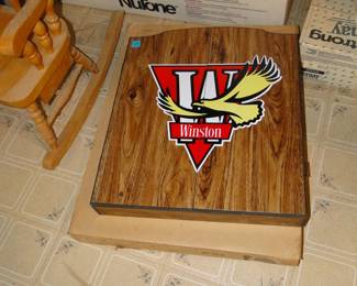 Winston, new in box, dart board
