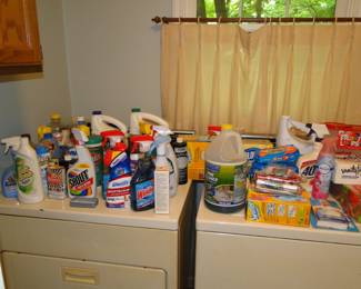 Yup, cleaning products too