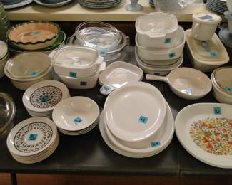 Pyrex, Corelle, and more