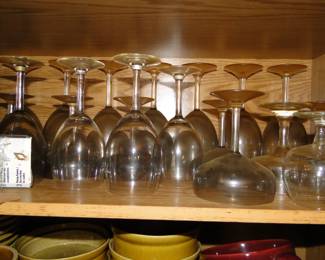 Stemware in all variety of shapes and sizes
