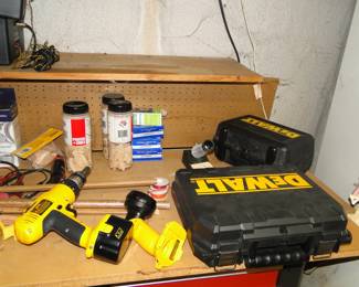 DeWalt tools complete with case and tools