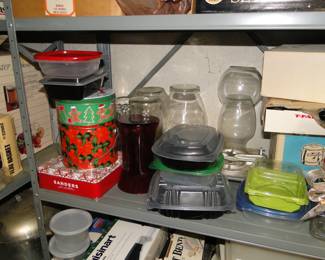 A little of this, a little more of that, some tins and bins, and some take away containers too