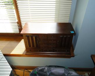 Jewelry chest with foreboding shadow like cast 
