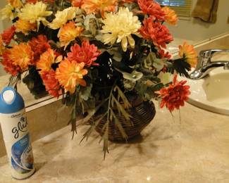 Glade, and some faux florals