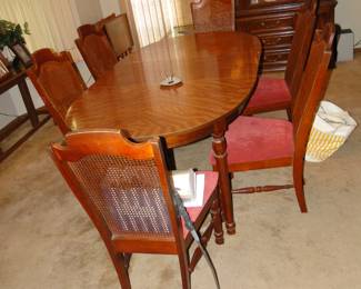 Formal dining room set, perfect just as is, or would make a magnificent project piece