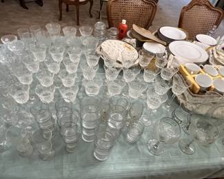Crystal and Glassware and China