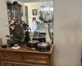 Thomasville dresser/ living room storage, mirror sold separately