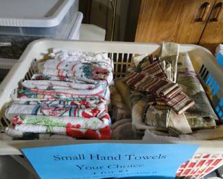 Small Hand Towels, your choice, just 4 for $1