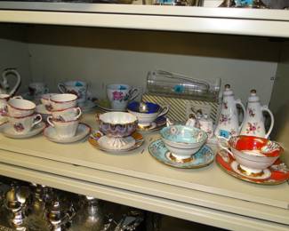 Teacups, and more wonderful china items for decorative purposes and more