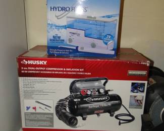 Air compressor, and dental hydro floss