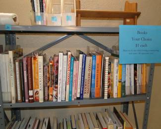See sign to the right to see price of books