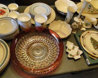 Colorful pieces for serving.  Used for everyday too