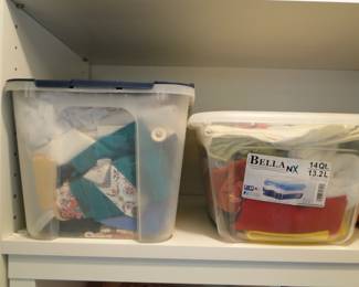 Containers and buckets are going to be priced, for the entire content of the container.  You may open the container to view the contents, but you will not be able to remove or add to the container