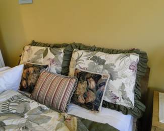 Designer pillows, and shams