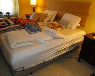 Two twin beds, both are separately adjustable