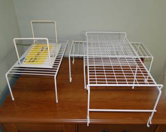 Plastic coated racks and shelves