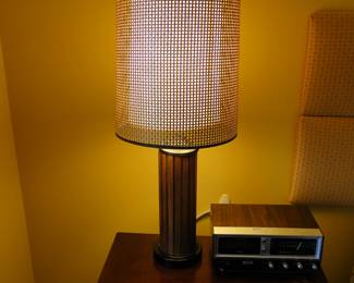 Mid Century Modern Gruvwood Table Lamps, in perfect original condition, this is the second one again