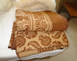 Two wool blankets to keep you extra warm