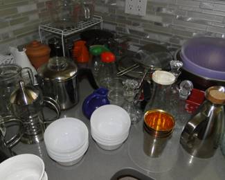 Cruets, and more to make dressing