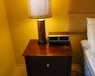 Mid Century Modern Gruvwood Table Lamps, in perfect original condition, this is the second one