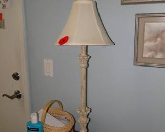 Matching tall table lamp