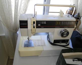 But first stop, Singer sewing machine