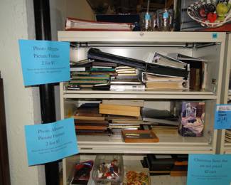 Photo albums, and picture frames and more