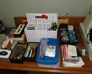 More craft and office supplies