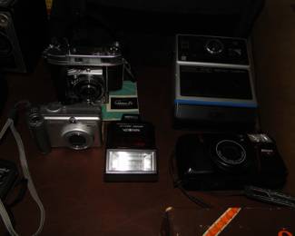 Vintage camera's and cases too