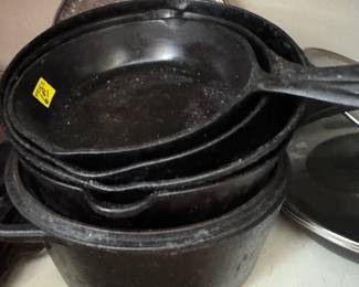 Cast Iron cooking crocks and pans of ALL kinds