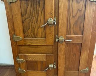 Antique 2 door Refrig aka Ice BOX