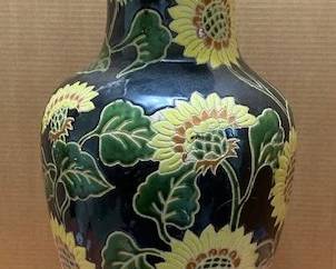 Large Ceramic Sunflower Vase