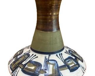 Vintage Harsa Israel Hand Painted Vase