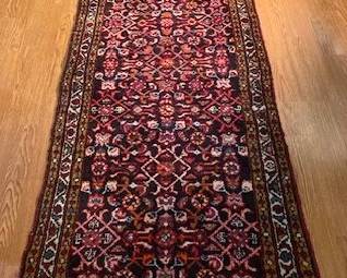 Oriental Runner Red & Black Tones