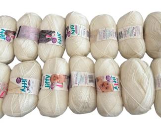 Lot of Off White Yarn