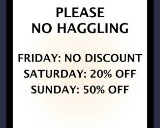 HAGGLING