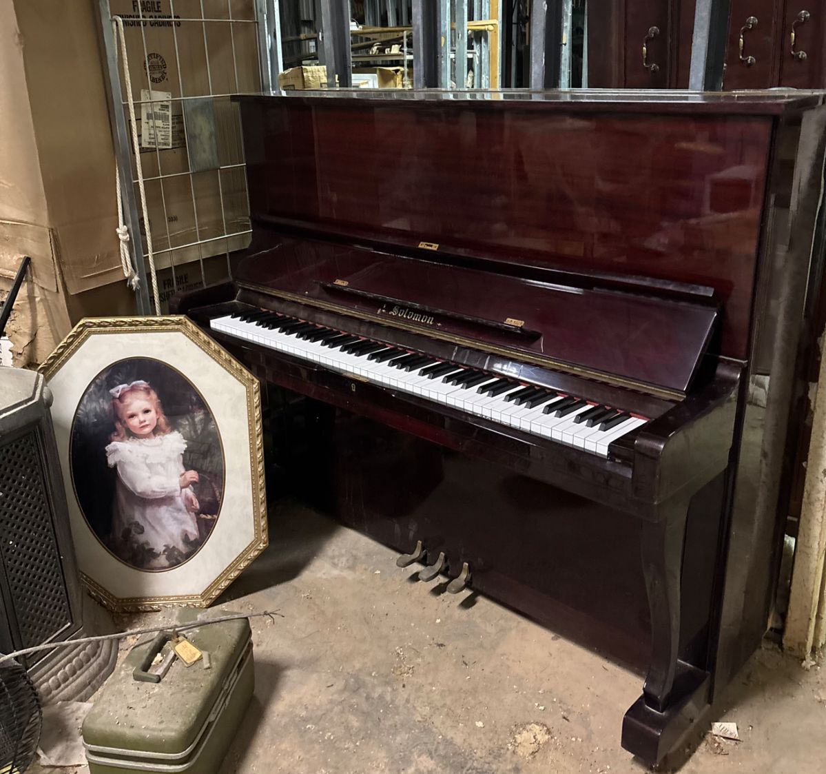 Solomon Piano & Vintage framed print.