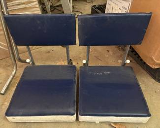 Stadium vintage seats. Winter jumpsuits for men. 