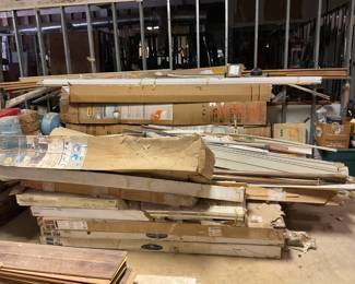 Variety of all types of building and repair supplies.