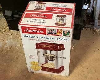 Popcorn machine.