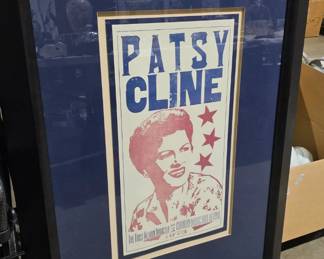 FRAMED PATSY CLINE DECOR