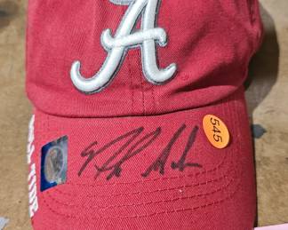 AUTOGRAPHED ALABAMA HAT