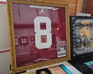 FRAMED ALABAMA JERSEY