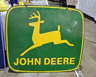 METAL JOHN DEERE SIGN